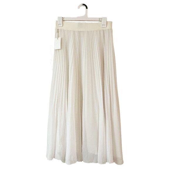 Wilfred Dresses & Skirts - Aritzia Wilfred White A-Line Pleated Skirt